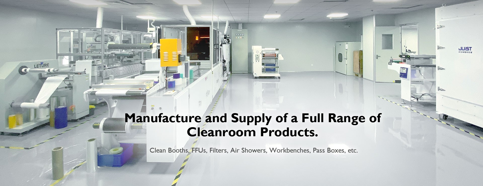 Manufacture and Supply of a Full Range of Cleanroom Products.